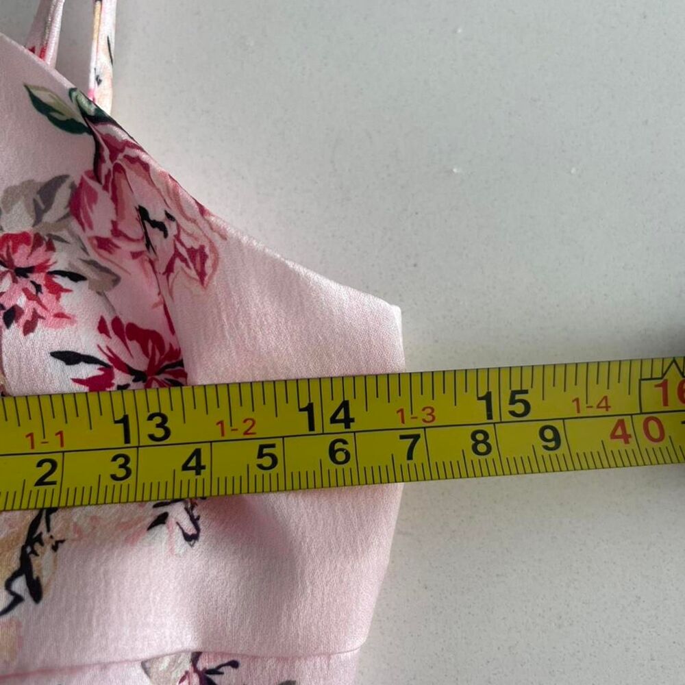 Princess Polly Mini Dress Women's 4 Floral Short Mini Pink Hoco Formal Strappy - Picture 5 of 6